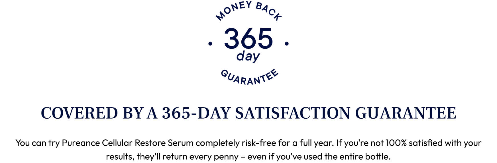 365 money back guarantee